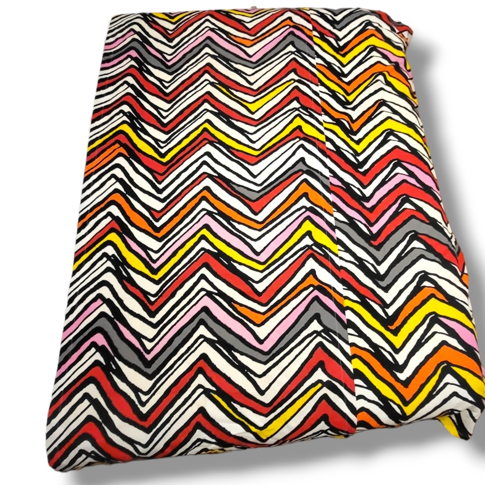 pair of animal striped ikea curtains 68"